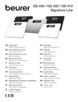 Beurer GS 400 SignatureLine White Manual de usuario