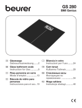 Beurer GS280 BMI Black (757.31) Manual de usuario