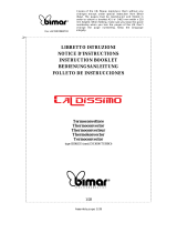 Bimar CALDISSIMO (type S598.EU mod.CH 3000 TURBO) El manual del propietario