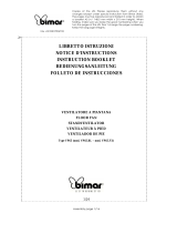 Bimar VP65.BL Manual de usuario
