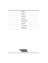 BLACK DECKER GR350 Manual de usuario