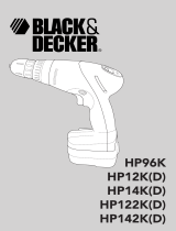 Black & Decker HP142K(D) Manual de usuario
