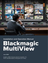 Blackmagic MultiView  Manual de usuario