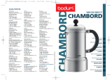 Bodum CHAMBORD 10616 Manual de usuario