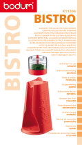 Bodum Bistro K11204 Manual de usuario