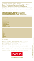 Bodum Coffeemaker 11142 Manual de usuario