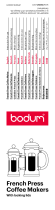 Bodum Coffeemaker 1117116 Manual de usuario
