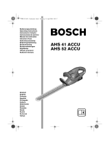 Bosch AHS 41 Accu El manual del propietario