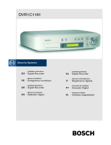 Bosch DVR1C1161 Guía de instalación