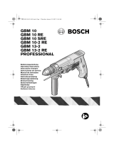 Bosch GBM El manual del propietario