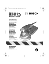 Bosch GEX 125-1 AE Instrucciones de operación