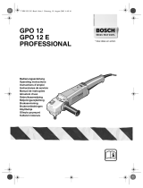 Bosch GPO 12 PROFESSIONAL Instrucciones de operación