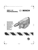 Bosch GSH 11 E Instrucciones de operación