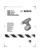 Bosch GSR 14,4 V Instrucciones de operación