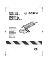 Bosch GWS 6-115E Instrucciones de operación