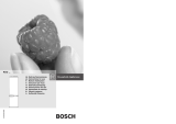 Bosch KGU44122FF/01 El manual del propietario