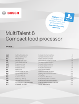 Bosch MultiTalent 8 MC812 Serie Guía del usuario