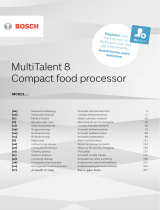 Bosch MultiTalent 8 MC812 Serie Manual de usuario