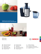 Bosch MES25 Serie Manual de usuario