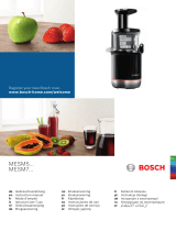 Bosch MESM5 Serie El manual del propietario