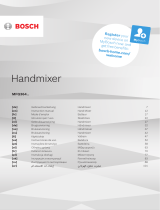 Bosch ErgoMixx MFQ364 Serie Instrucciones de operación