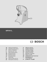 Bosch MFW1545/06 Manual de usuario