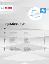 Bosch ErgoMixx Style MS6 Serie El manual del propietario