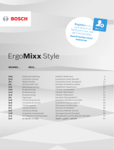 Bosch ErgoMixx Style MS6 Serie Guía del usuario