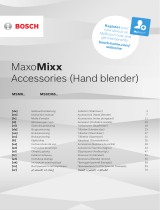 Bosch MaxoMixx MS8CM6 Serie El manual del propietario