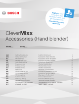 Bosch CleverMixx MSM2650B Instrucciones de operación