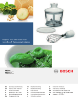 Bosch MSM16500/01 El manual del propietario