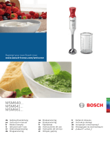Bosch MSM66110D/02 Manual de usuario