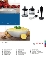 Bosch ErgoMixx Style MSM6S Serie El manual del propietario