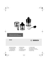 Bosch MSM8 Serie Manual de usuario