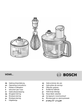 Bosch MaxxoMixx MSM88190 Manual de usuario