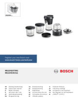 Bosch MUZ45XTM1 Manual de usuario