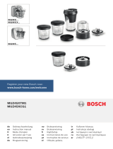 Bosch MUZ45XTM1 Manual de usuario