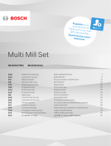 Bosch MUZ45XCG1 Instrucciones de operación