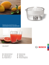 Bosch MUZ6ZP Manual de usuario