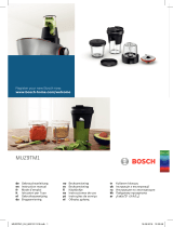 Bosch Tasty Moments Set (MUZ9TM1) Manual de usuario