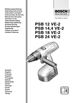 Bosch PSB 12 VE-2 El manual del propietario