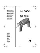 Bosch PSB 550 RE Instrucciones de operación
