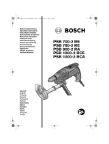 Bosch PSB 700-2 RE Instrucciones de operación