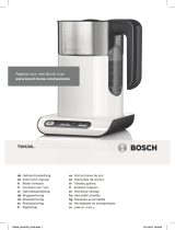 Bosch TWK8633GB Styline Kettle Manual de usuario