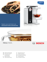 Bosch Filtrino THD20 Serie Manual de usuario
