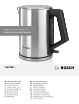 Bosch TWK 7101 2200W Stainless Steel Electric Kettle Manual de usuario