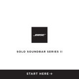 Bose Solo Soundbar II Guía de inicio rápido