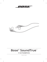 Bose SoundTrue in-ear Manual de usuario