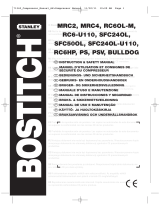 Bostitch BULLDOG Instrucciones de operación