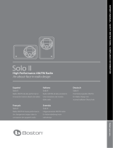 Boston Acoustics SOLO II El manual del propietario